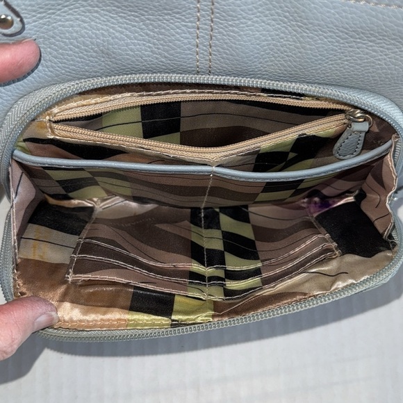 Tignanello Light Blue Crossbody Bag.from A Smokefree Home - Picture 3 of 9